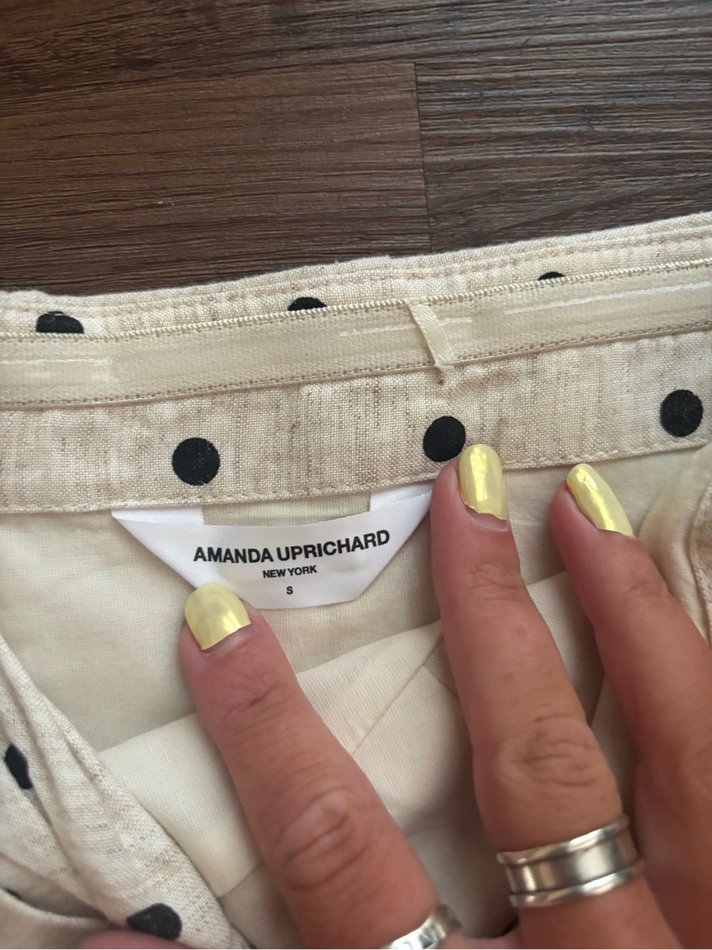 Amanda Uprichard Strapless Polka Dot Mini Dress - Picture 5 of 5